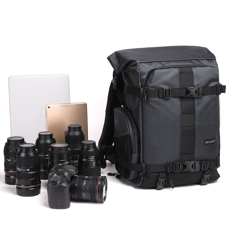Diat BRTMH300 Venkovní velkokapacitní taška na fotoaparát cestovní video nepromokavý batoh na fotoaparát DSLR