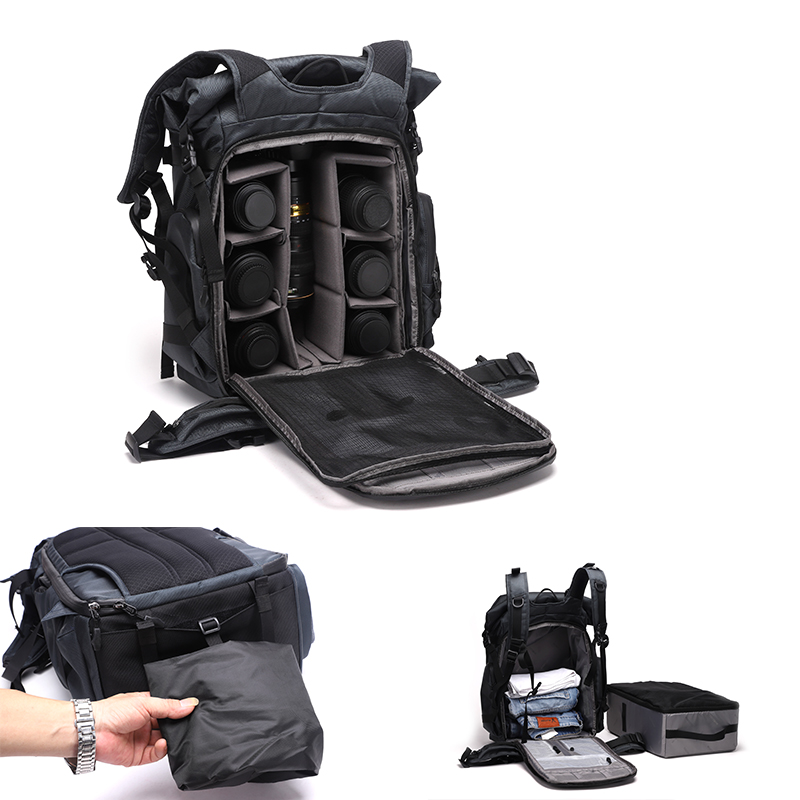 Diat BRTMH300 Venkovní velkokapacitní taška na fotoaparát cestovní video nepromokavý batoh na fotoaparát DSLR