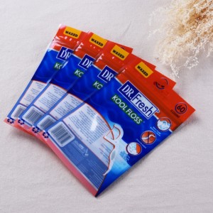 Hliníková fólie na míru s tepelnou izolací Obal na masku / Pouzdro na kosmetickou masku / Vak na dentální nit