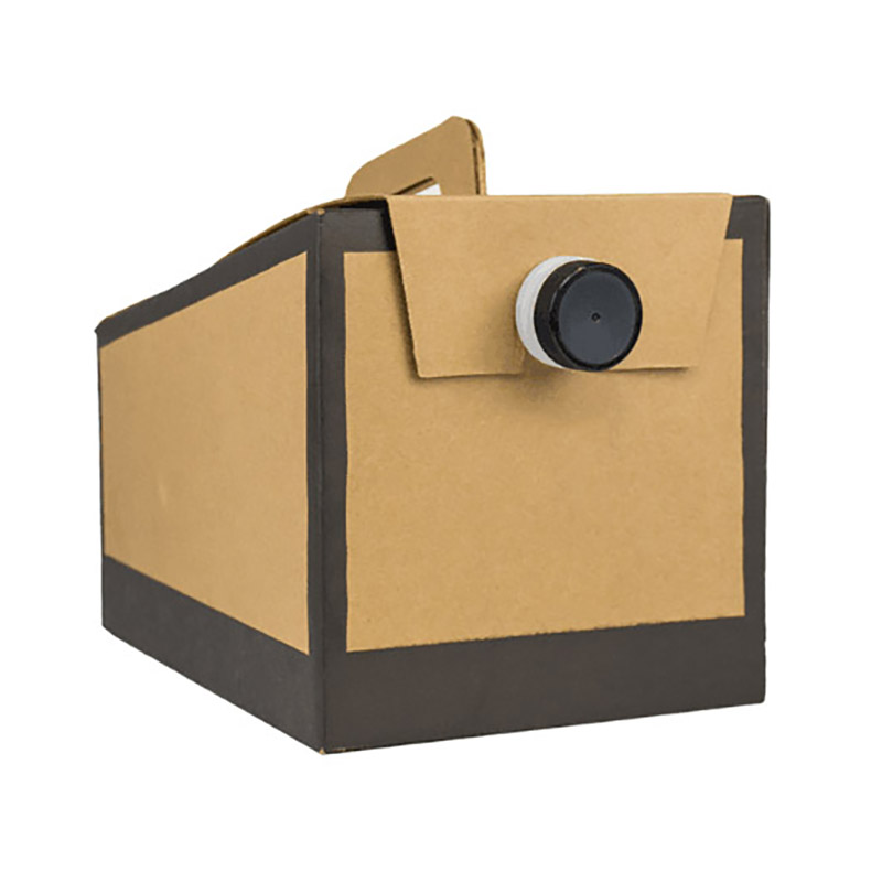 Recyklovatelná hliníková fólie 3L, tekuté balení, plastová úložná taška na víno v krabici s výtokovým kohoutkem