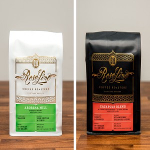 Kávový sáček s potištěným plochým dnem s potištěným hliníkovým fóliovým sáčkem pro balení kávy