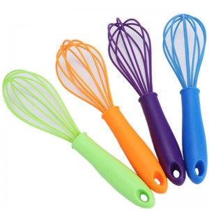 Silikonová míchačka na vejce vysoce kvalitní ruční míchací silikonová protiskluzová rukojeť kuchyňské nářadí