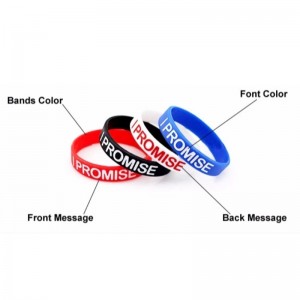 Silikonový pásek na zápěstí