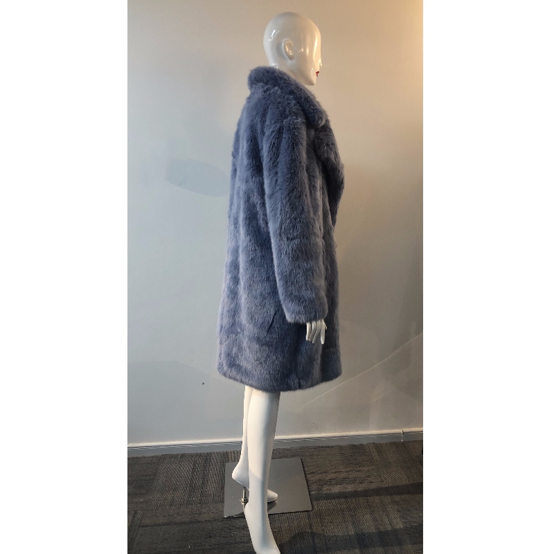 FAUR FUR COAT LADIES V PURPLE RLWF0022