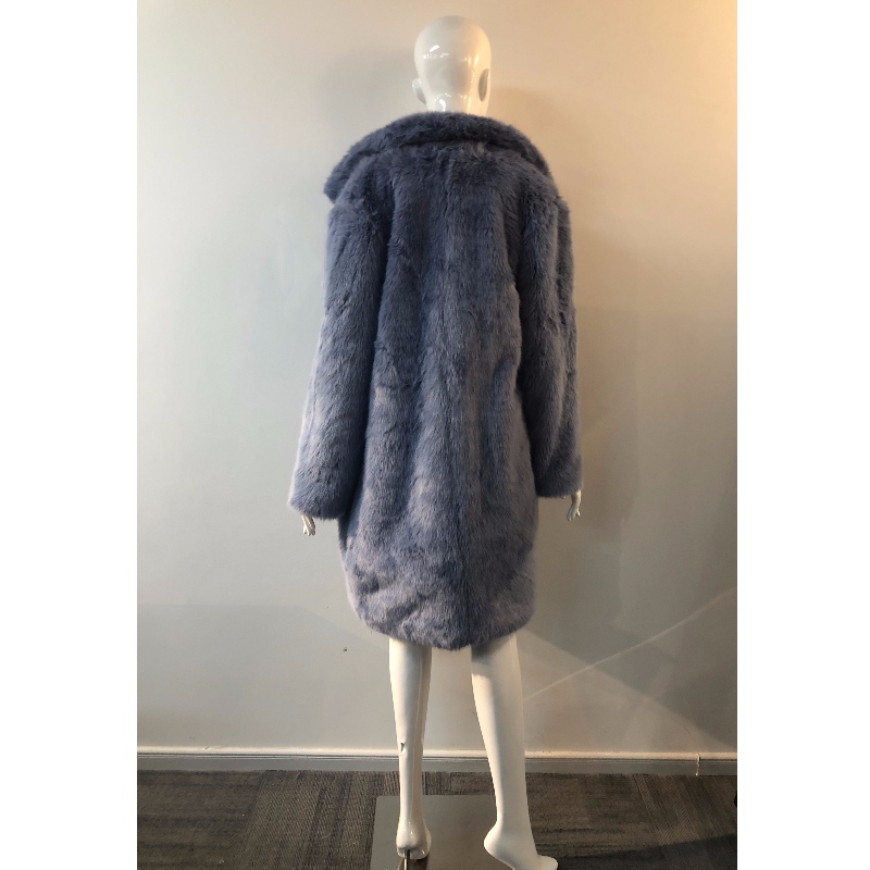 FAUR FUR COAT LADIES V PURPLE RLWF0022