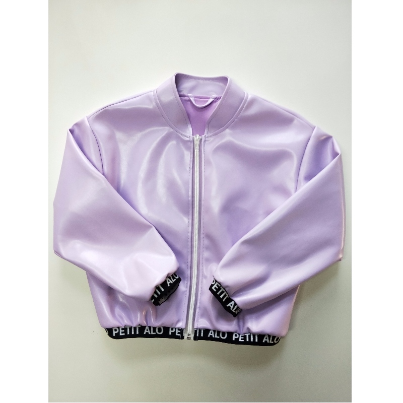 DĚTSKÁ PURPLE PU BUNDA RLCPJ0003N