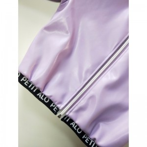 DĚTSKÁ PURPLE PU BUNDA RLCPJ0003N