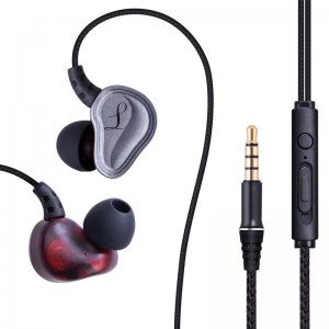Nové sluchátka s duálním dynamickým ovladačem Earhook Sport Dual Dynamic Driver