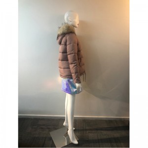 LADIES 'CHAMPAGNE HOODED COAT RLWPC0061