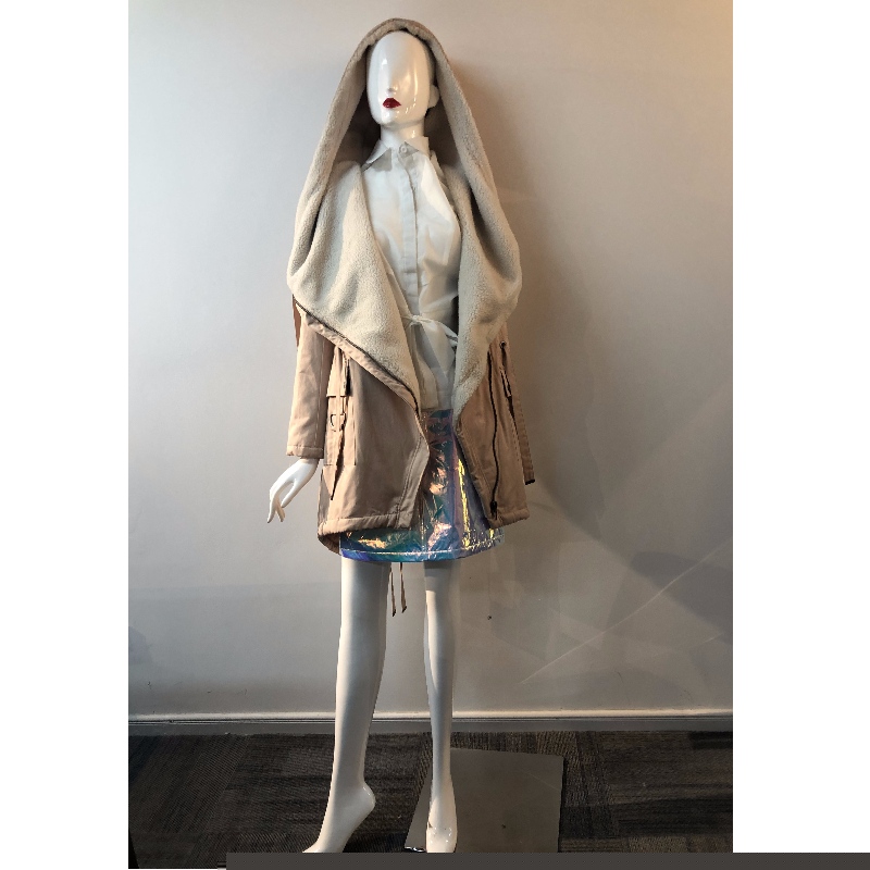 LADIES 'WATERFALL PARKA S BORG LINING V PINK RLWPC0075