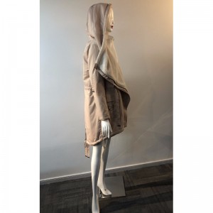 LADIES 'WATERFALL PARKA S BORG LINING V PINK RLWPC0075