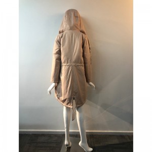 LADIES 'WATERFALL PARKA S BORG LINING V PINK RLWPC0075