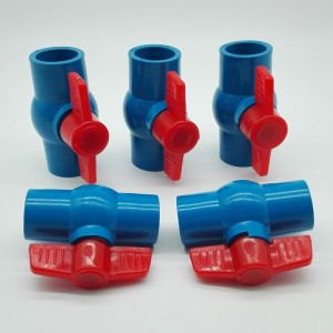 Vysokotlaký PVC osmihranný kulový ventil pro pitnou vodu