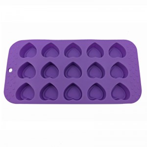 Sladká láska silikonový tvar srdce čokoládové formy