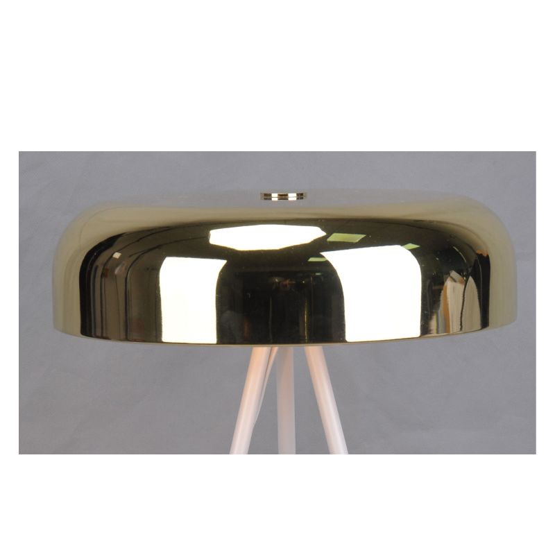 Stolní lampa stativ s kovovým odstínem