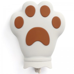 Silikonová taška na horkou vodu, mini anti-exploze vlna, sametová teplá kabelka