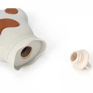 Silikonová taška na horkou vodu, mini anti-exploze vlna, sametová teplá kabelka