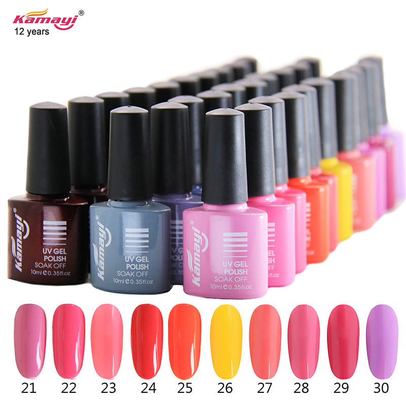 Kamayi Private Label Gel Nail Polish Environmental Uv / led Gel Nail Polish pro nehty Salon