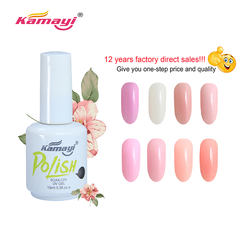 Hot Sale kamayi Manikúra Color Professional Gel Nail Polish Sada Kit Colors Private Label Organic Uv Led Gel Gel Nail Polish