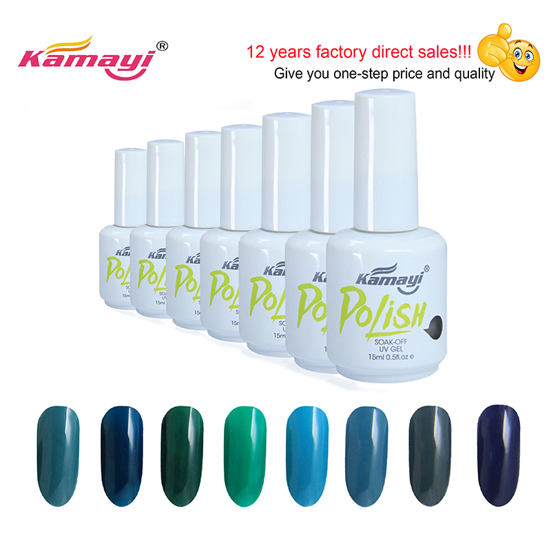 kamayi Custom Brand Hot Sales 300colors Professional Color Uv Gel lak na nehty 15ml na nehty
