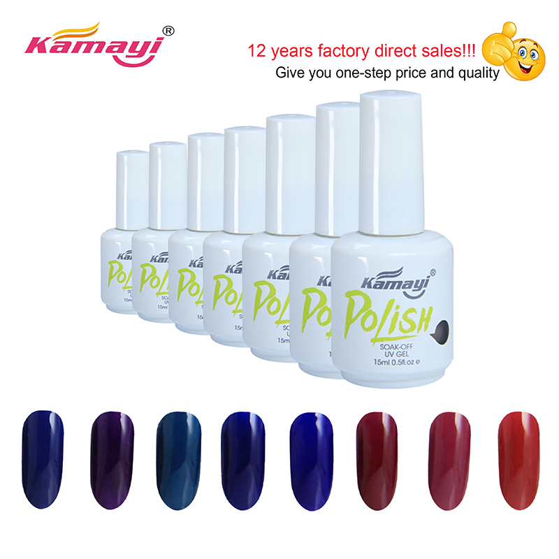 Kamayi Gel Nail Polish Surovina / 5gallon Bulk Uv Gel Polish / oem Gel Polish