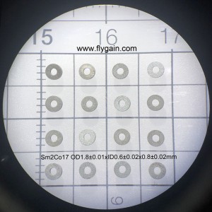 2019 Čína Výrobce Micro Precision Malý prstenový magnet SmCo