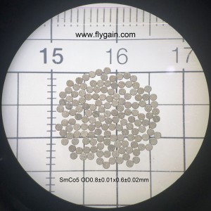 Rare Earth Silný malý SmCo mini magnet