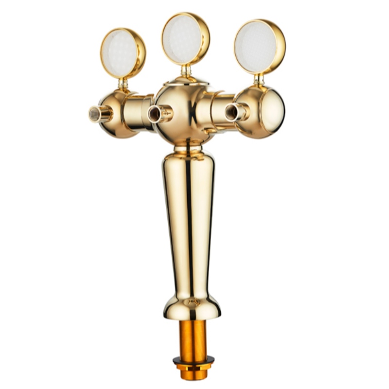 Pivní věž PVD Brass 5 Faucets Vase Shape pro restauraci