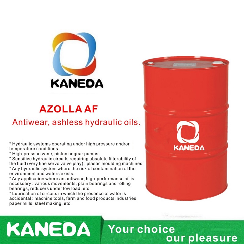 KANEDA AZOLLA AF Antiwear, bezpopolové hydraulické oleje.