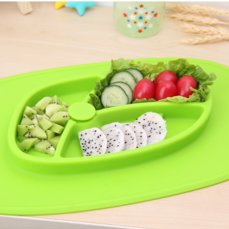 Dětský silikonový polštářek kreativní domácí krmení nádobí sací podložka podložka FDA potravinářské třídy