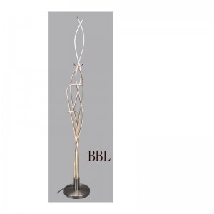 LED stojací lampa s hliníkovým pásem