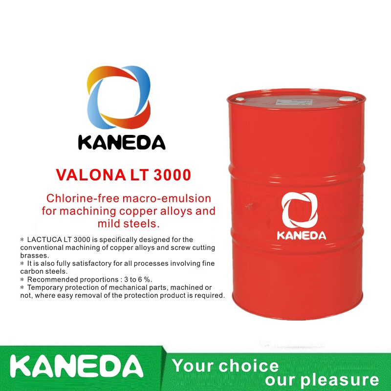 KANEDA LACTUCA LT 3000 Makroemulze neobsahující chlor pro obrábění slitin mědi a měkkých ocelí.