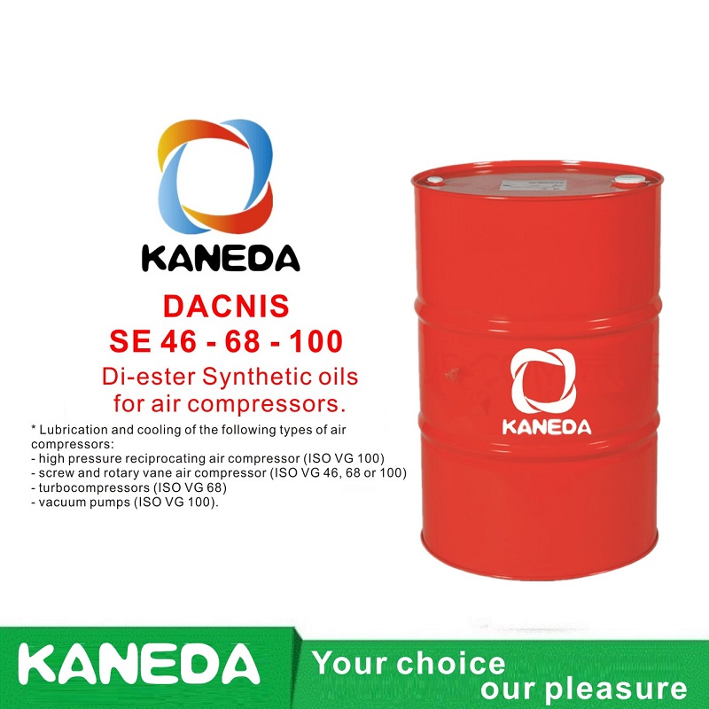 KANEDA DACNIS SE 46 - 68 - 100 Di-ester Syntetické oleje pro vzduchové kompresory.