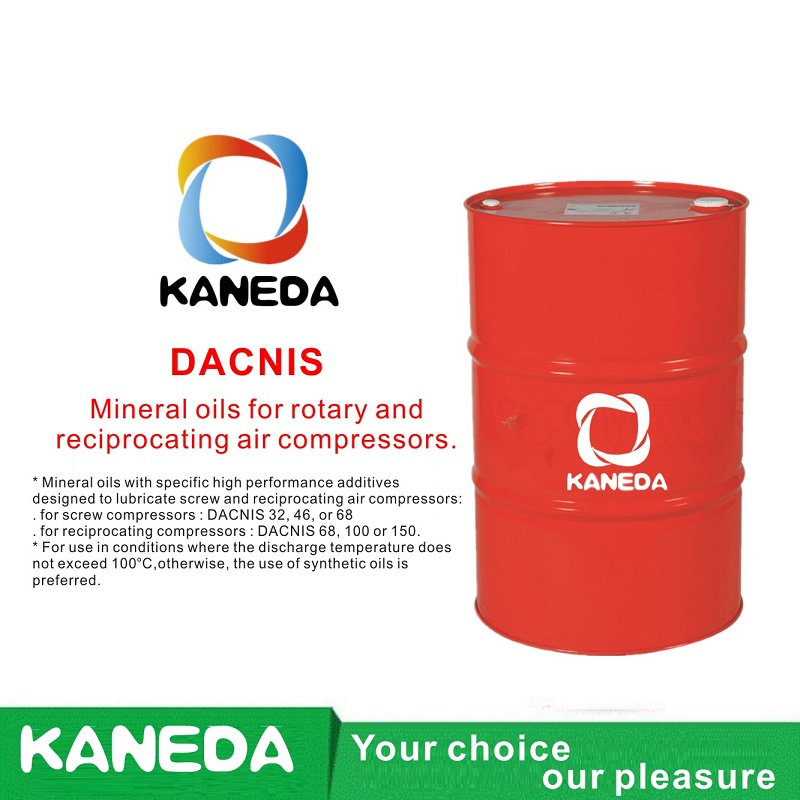 KANEDA DACNIS Minerální oleje pro rotační a pístové vzduchové kompresory