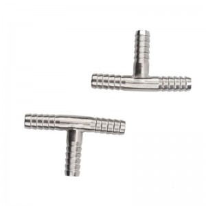 Mosazná hadice Barb Tee 3cestné pivní hadicové spojky