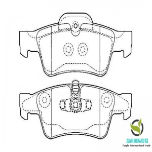 Brzdové destičky (OE: 004 420 52 20, OE: A0044205220)