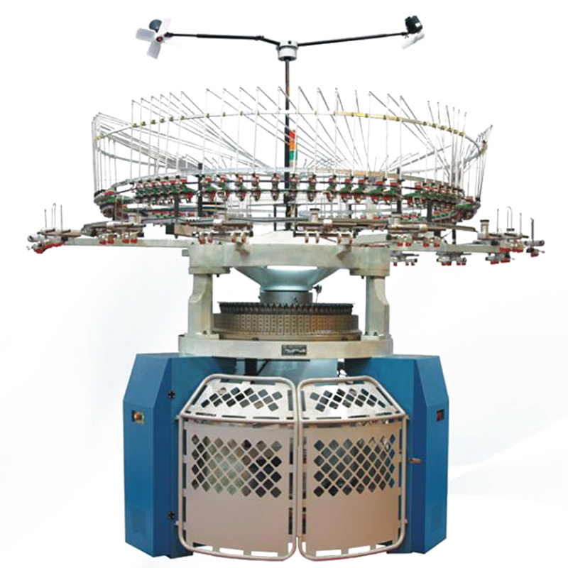 Velkoobchodní výrobky Čína žakárový dres s jednoduchým pruhem kruhový pletací stroj