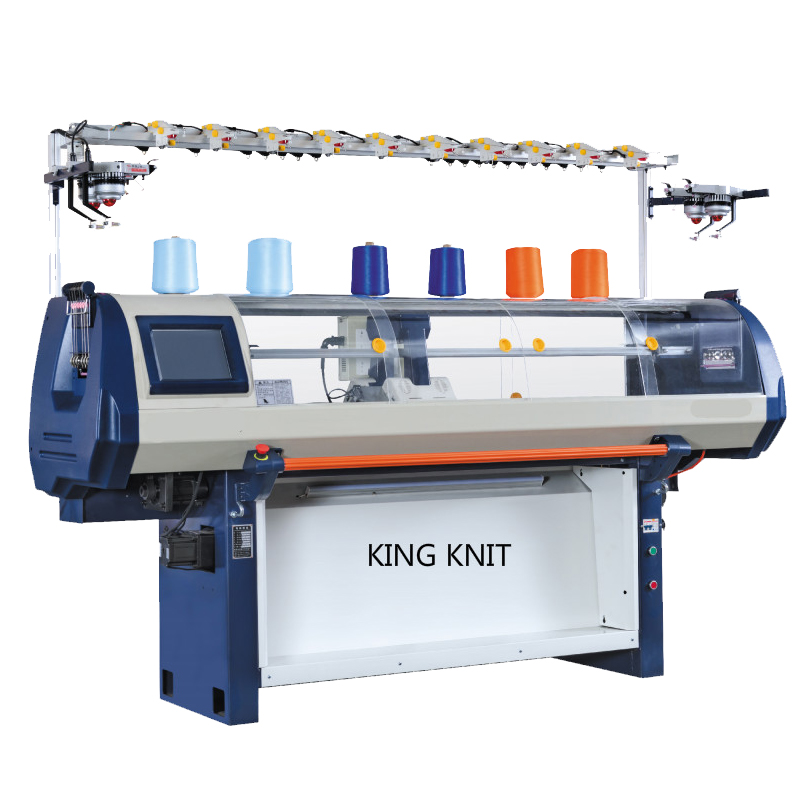 Počítačový plochý pletací stroj: