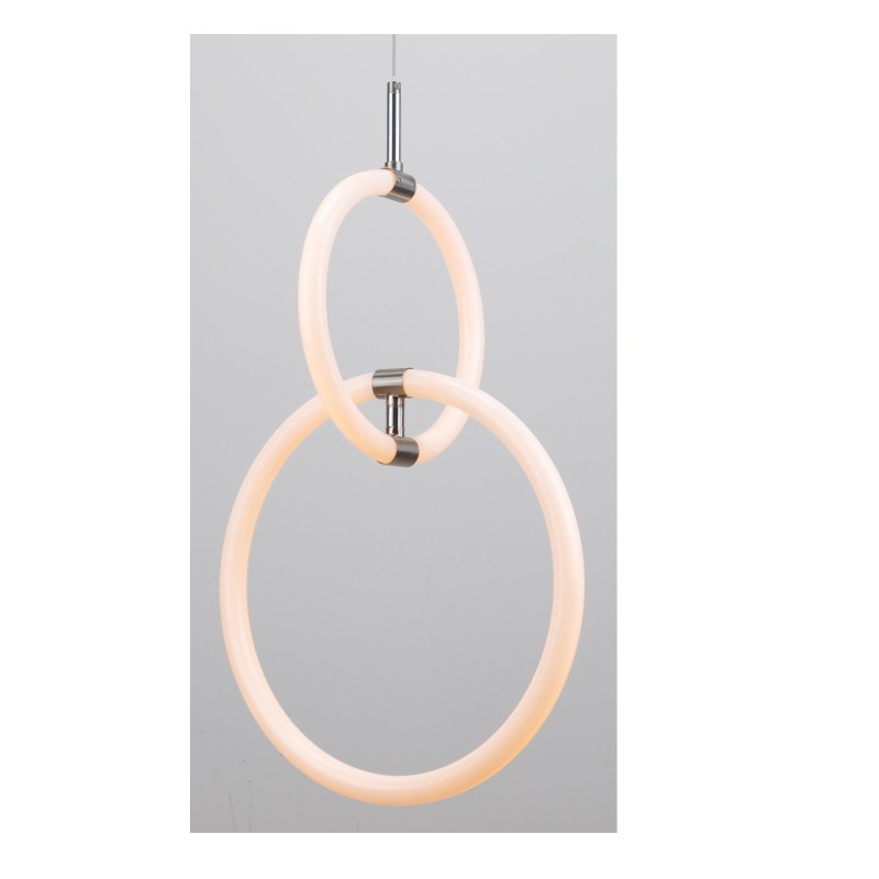LED závěsná svítilna s otočným akrylovým kruhem