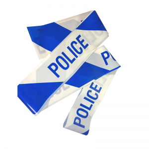 Nízká MOQ tisknutelná vysoce pevná vysoce kvalitní vzorek upozornění na bezpečnost PE červená bariéra na zakázku