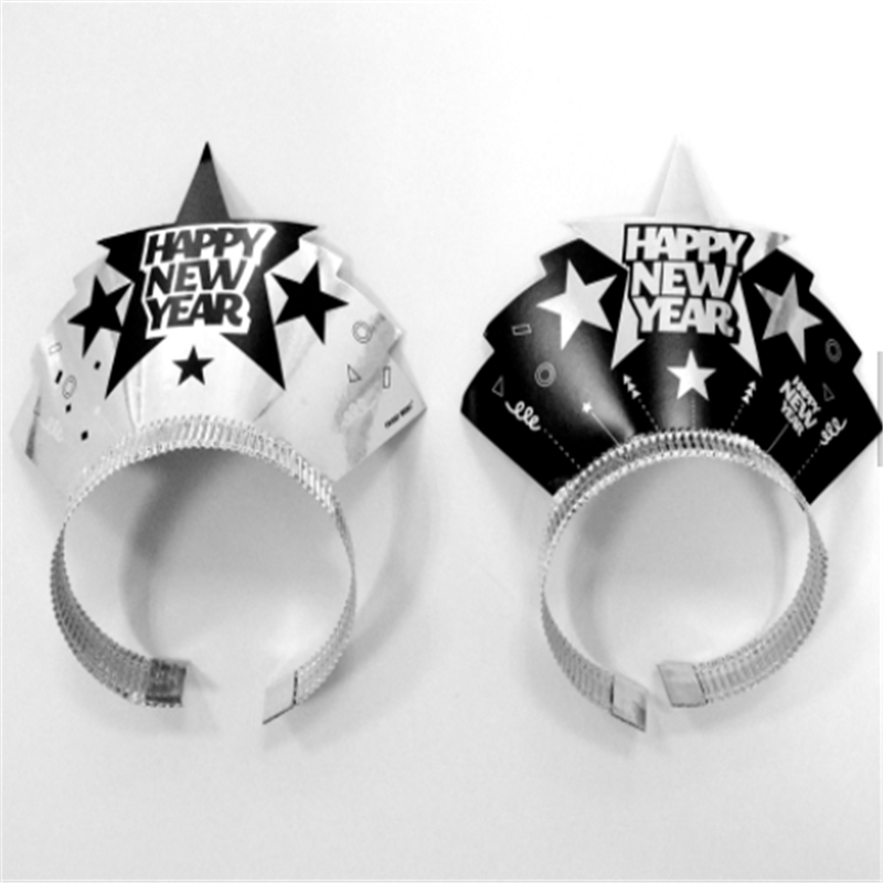 Happy New Years Party Oblíbená čelenka Tiara Nový Rok zdobení párty