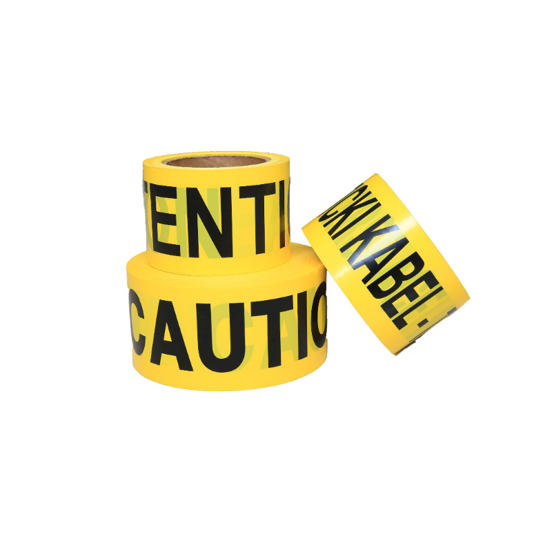 Kvalitní výrobní cena žlutá výstražná bariéra PE na zakázku potištěná bezpečnostní páska