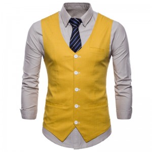 100% Polyester Woven Vest / Waistcoats