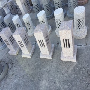 Kamenné lucerny kámen Řezby a sochy Přírodní čistá ruční práce Jedinečnost