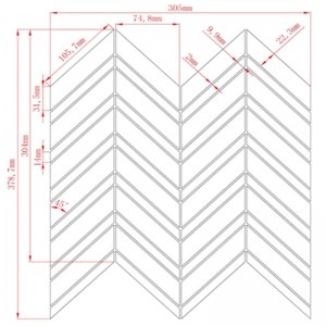 Carrara bianco vyladila mozaiku podlahové stěny s více mramorovou podlahou