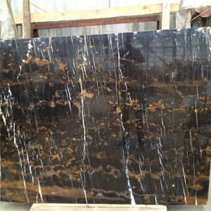 Portoro Gold Marble Slab Stone dekorativní