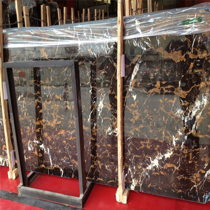 Portoro Gold Marble Slab Stone dekorativní