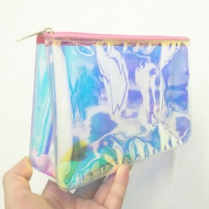 Holografický PVC zipový sáček