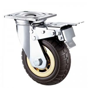 Heavy Duty - pochromované pouzdro s černým TPE kolečkem11