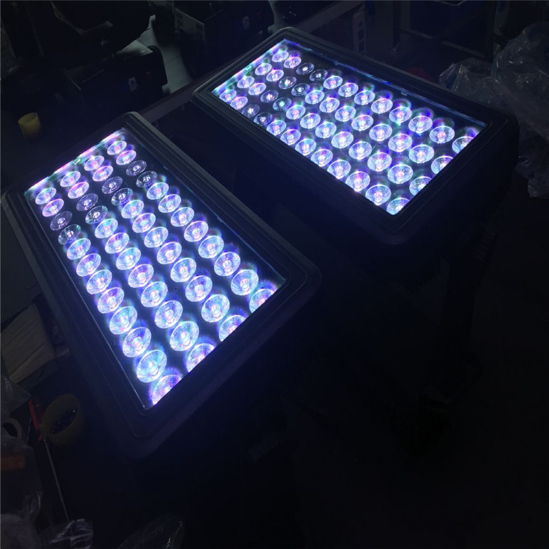 6účinky 48PCS12W RGBW LED dioda DMX STROBE FLOOD WASH LIGHT WATER-PROOF